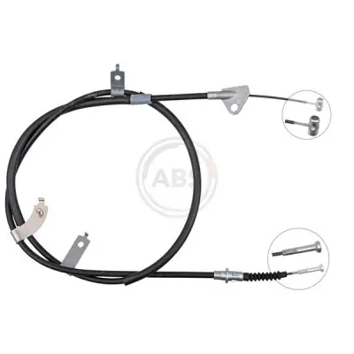 Cable de accionamiento, freno de estacionamiento A.B.S. K10180 Mayoreo